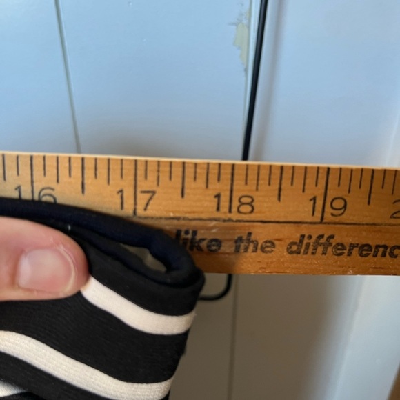 Halogen Black and White Wrap Pencil Skirt Knee-Length - Picture 9 of 10